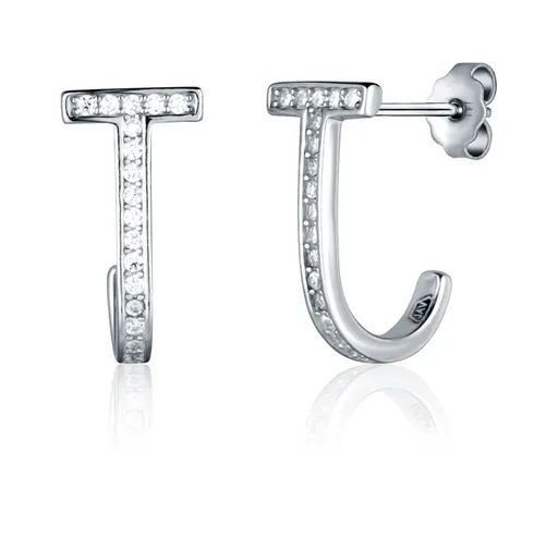 JVD Cercei originali din argint cu zirconiu SVLE2484XE9BI00