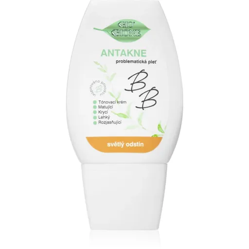 Bione Cosmetics Antakne crema BB matifianta culoare Light 40 ml