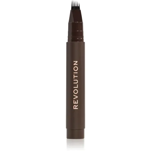 Makeup Revolution Instant Brow Hair creion pentru sprancene culoare Dark Brown 1.8 ml