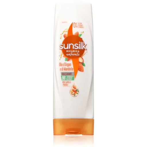 Sunsilk Argan & Almond Oil balsam petru par fragil si fara vlaga 200 ml