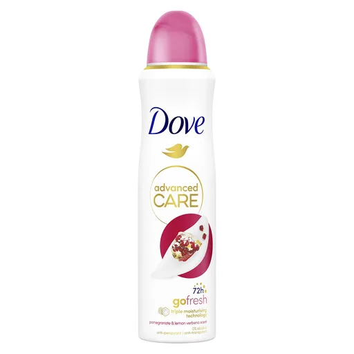 Dove Antiperspirant spray Advanced Care Pomegranate & Lemon Verbena (Anti-Perspirant) 150 ml