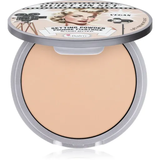 theBalm Quiet on Set pudra matuire culoare 02 Light Neutral 8 g
