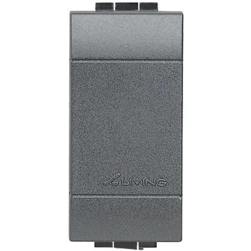 Tasta falsa 1 modul Bticino Living Light L4950, antracit