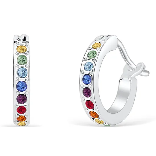 CRYSTalp Cercei rotunzi atemporali cu zircon Chakra Hoop 40324.MLT.R