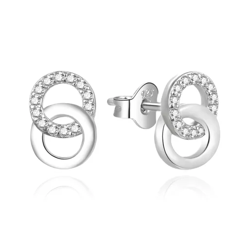 Agato Cercei frumoși din argint cu zirconi AGUP3480