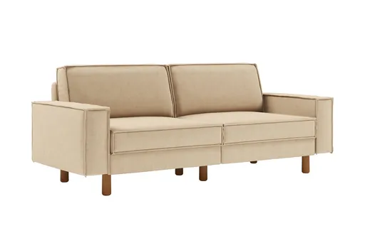 Canapea 3 locuri, Atelier del Sofa, 918CMF1231, Otel, Nisip / Nuc