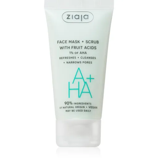 Ziaja Face Mask + Scrub with Fruit Acids masca exfolianta 55 ml