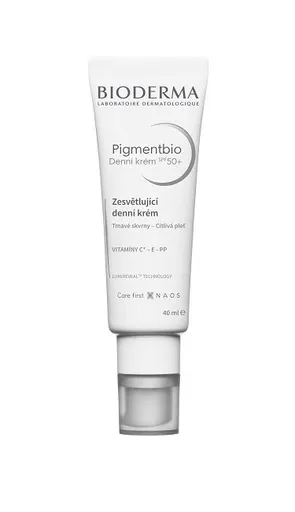 Bioderma Cremă de zi pentru iluminare și protecție SPF 50+Pigmentbio Daily Care (Brightening Daily Care) 40 ml
