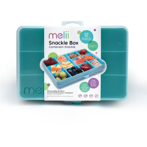 Melii Snackle Box cutie pentru gustare Blue 1368 ml