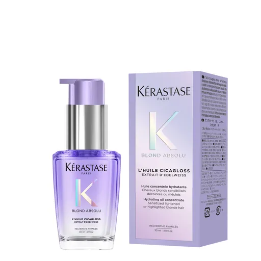 Ulei Hidratant Pentru Stralucirea Parului Blond Kérastase Blond Absolu L'Huile Cicagloss, Gramaj: 30ml