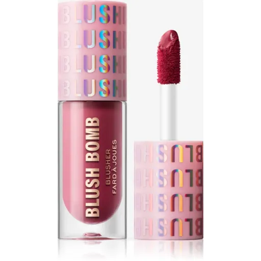 Makeup Revolution Y2k Blush Bomb fard de obraz lichid culoare That's Cute Pink 4.5 ml