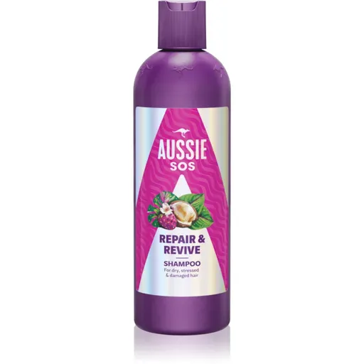 Aussie SOS Repair & Revive sampon hranitor pentru par si scalp deteriorat 500 ml