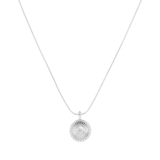 Rosefield Colier din oțel strălucitor cu pandantiv Solitaire JNBCS-J1207