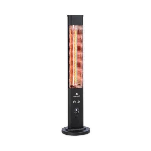 Blumfeldt Heat Guru Plus, încălzitor radiant pentru exterior, 1200 W, 3 setări de căldură, telecomandă