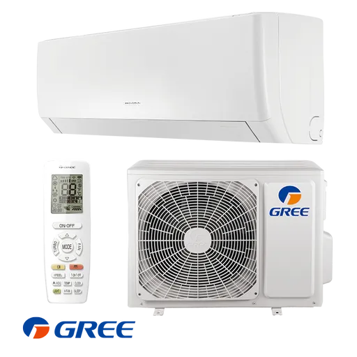 Aparat de aer conditionat inverter Gree Pular GWH24AGD-K6DNA1C, 24000 BTU, 40 m², A++, Wi-Fi, Ionizator, R-32, Alb