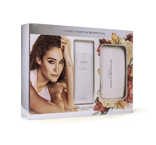 Set apa de toaleta dama Vicky Berrocal Alba 100ml + portmoneu