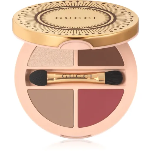 Gucci Gucci Beauty Palette de Beauté Quatuor machiaj multifuncțional pentru ochi, buze și față culoare 01 Summerina Brown 6.1 g