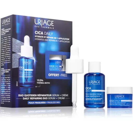 Uriage Cica Daily Daily Repairing Duo set de hidratare intensă pentru pielea slabita