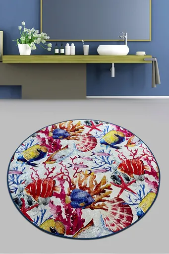 Covoras de baie, L'essentiel Maison, Under Djt (120 cm), Multicolor