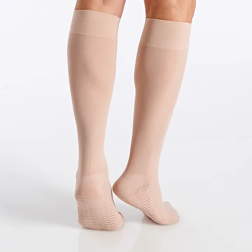 Șosete de sprijin pentru genunchi cu talpă de masaj