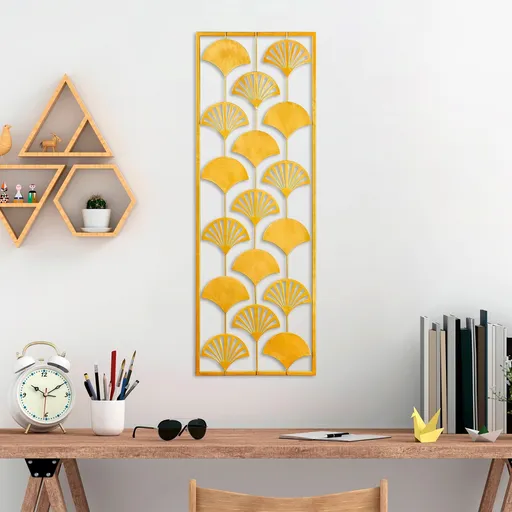 Decoratiune de perete, Fan 2, Dimensiune: 32 x 90 cm, Multicolor