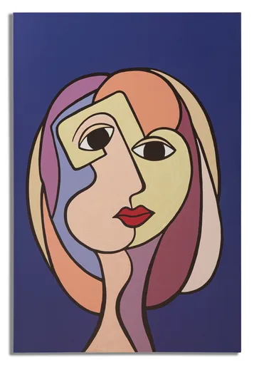 Tablou, Mauro Ferretti, Double Face - A, 80 x 2 x 120 cm, lemn de pin/panza, multicolor