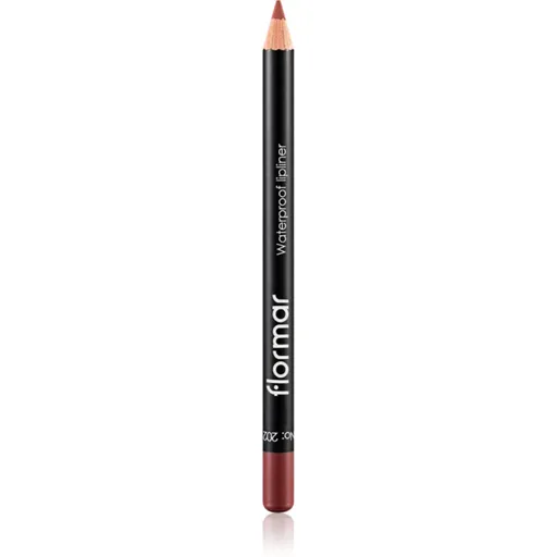 flormar Waterproof Lipliner creion contur pentru buze, waterproof culoare 202 Soft Pink Brown 1,14 g