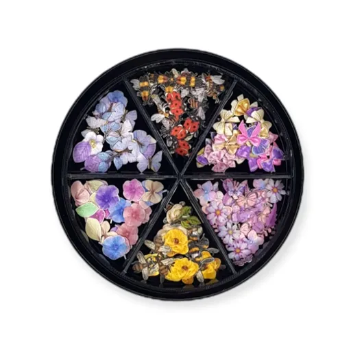 Decor Unghii Lemn Rotund Oranjollie Nr. 010