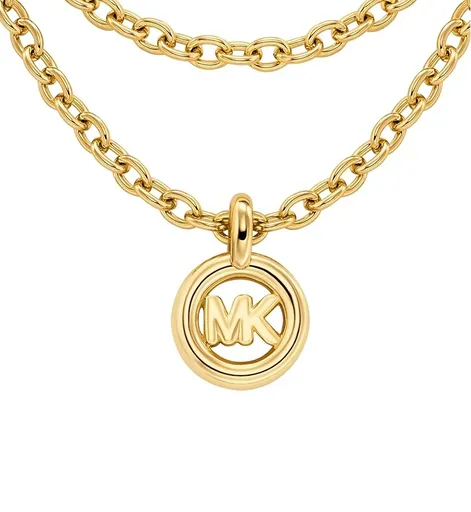 Michael Kors Lănțișor lung placat cu aur Kors MK MKJ8500710