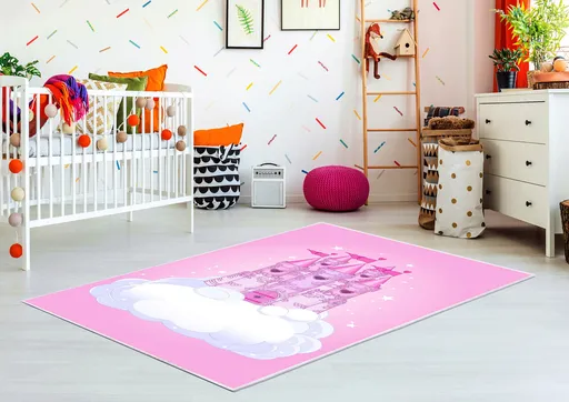 Covor, Kids-71, 80x120 cm, Roz