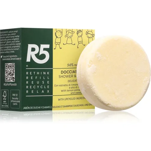 R5 Shower-Shampoo sampon gel dus pentru copii 70 g