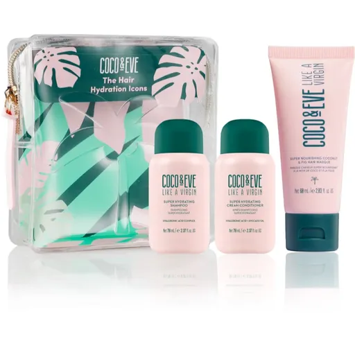Coco & Eve Hair Hydration Icons Seturi pentru voiaj pentru păr