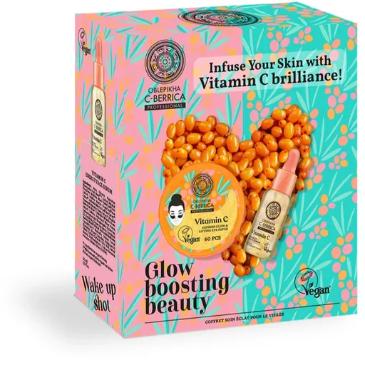 Natura Siberica Oblepikha C-Berrica Glow Boosting Beauty set cadou pentru o piele mai luminoasa