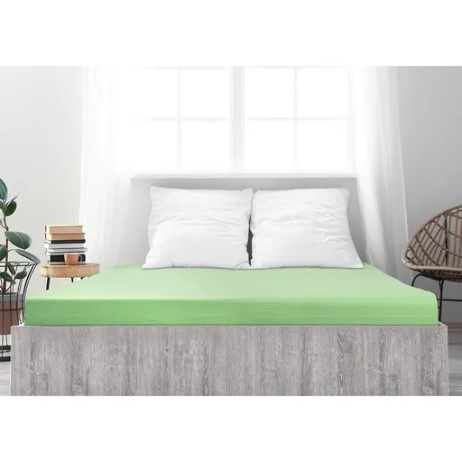 Cearșaf de pat 4Home jersey Ideal verde , 200 x 200 cm, verde, 200 x 200 cm
