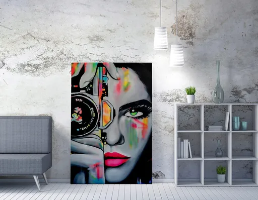 Tablou decorativ, WY206 (70 x 100), Canvas imprimat, Multicolor