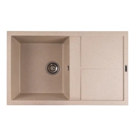 Chiuveta din Compozit de Granit pentru Bucatarie SAFARI Bej Elefant Premium 7850 SELENA