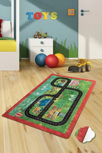 Covor, City, 140x190 cm, Multicolor