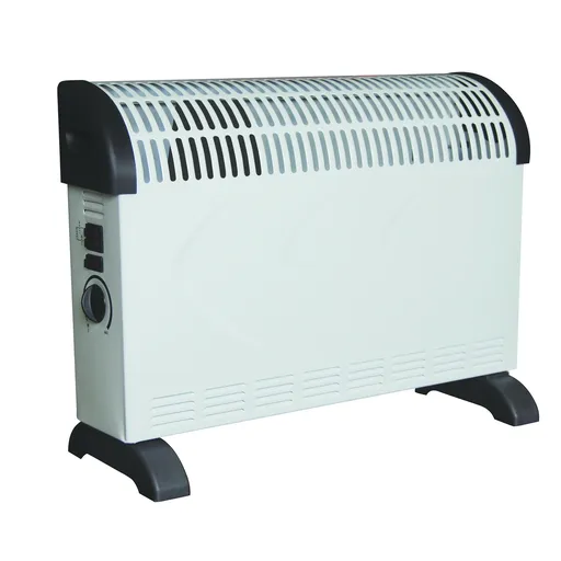 Convector electric pentru podea ELITE CH-1391, 2000W, 22 m², Ventilator turbo, 3 trepte, Termostat reglabil, Alb