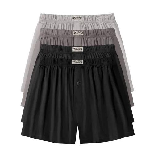 Set de 4 pantaloni scurți de culoare solidă