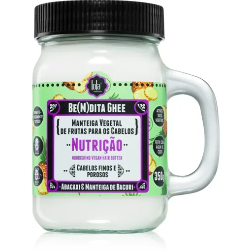 Lola Cosmetics BE(M)DITA GHEE NUTRIÇÃO masca de par hranitoare 350 g
