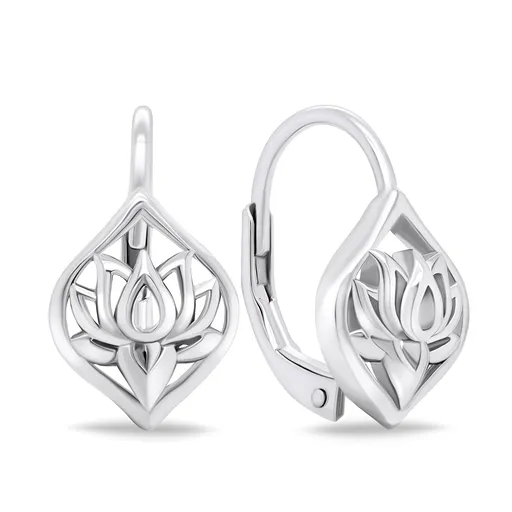 Brilio Silver Cercei frumoși argintii atârnători EA700W