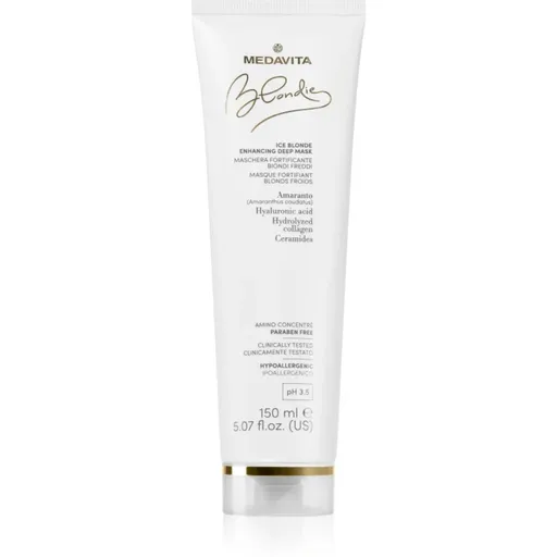 Medavita Blondie Ice Blonde Enhacing Deep Mask mască hrănitoare profundă pentru nuante inchise de blond 150 ml