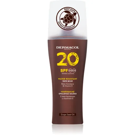Dermacol Sun Water Resistant lapte de corp pentru soare rezistent la apa Spray SPF 20 200 ml