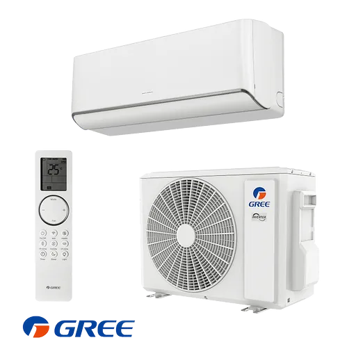 Aparat de aer conditionat inverter Gree Airy GWH12AVCXD-K6DNA1A, 12000 BTU, 24 m², A+++, Wi-Fi, R-32, Alb