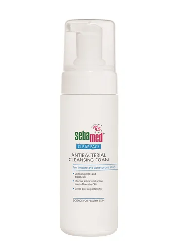 Sebamed Spumă de curățare antibacteriana Face clar (Antibacterial Cleansing Foam) 150 ml