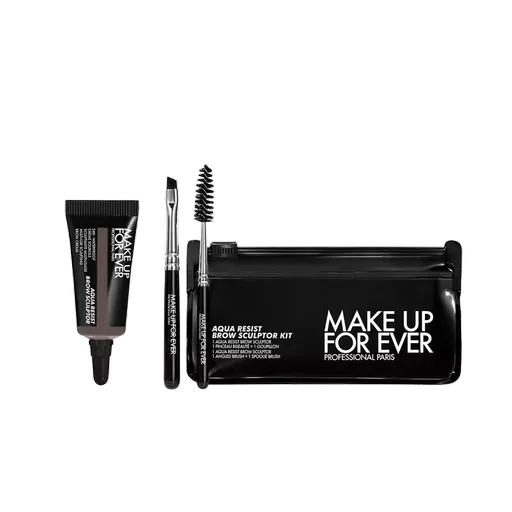 Make Up For Ever Cremă pentru sprâncene Aqua Resist Brow Sculptor Kit 40 Medium Brown