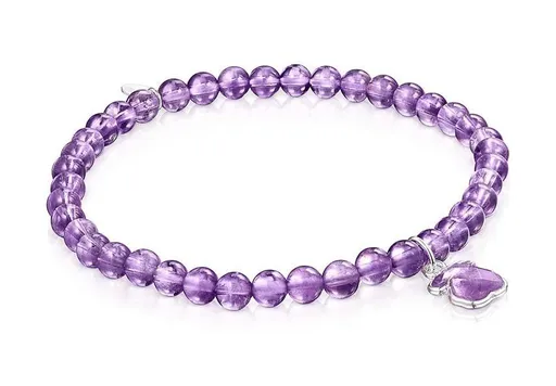 Tous Brățară din mărgele cu ametist Icon Color 1003388000
