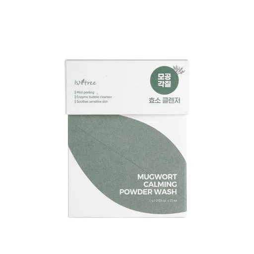 Isntree Pulbere calmantă pentru curățarea feței Mugwort (Calming Powder Wash) 25 x 1 g