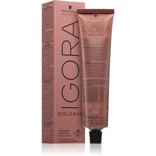Schwarzkopf Professional IGORA Color 10 Culoare permanenta pentru par culoare 6-00 Dark Blonde Natural Extra 60 ml