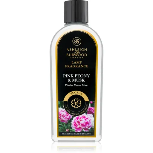 Ashleigh & Burwood London Pink Peony & Musk rezervă lichidă pentru lampa catalitică 500 ml